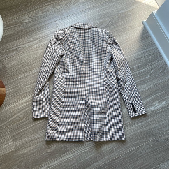 Veronica Beard Liss Dickey Houndstooth Blazer Sz 0 EUC Blue & Yellow - Picture 11 of 11